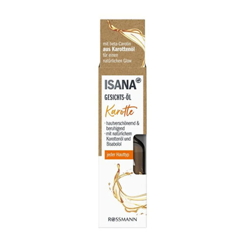 Isana Carrot Infused Face Oil - Nourishing 28 ml Elixir