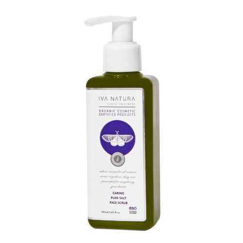 Iva Natura Organic Pure Salt Face Scrub 125ml - Gentle Exfoliation