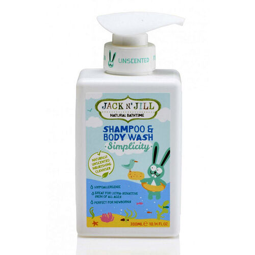 Jack N' Jill Natural Bathtime Shampoo & Body Wash 300ml