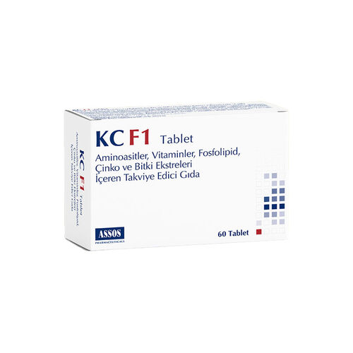 KC F1 Energy Boost Tablets - 60 Count for Vitality & Focus