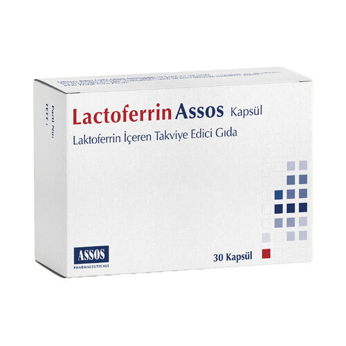 Lactoferrin Assos - 30 Capsules for Immune Support & Wellness