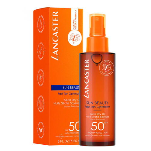 Lancaster Sun Beauty Fast Tan Optimizer Oil SPF 50 - 150ml