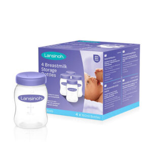 Lansinoh 4-Pack Breast Milk Storage Bottles