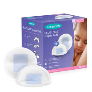 Lansinoh Blue Lock Chest Pads - 36 Absorbent & Soft Pads