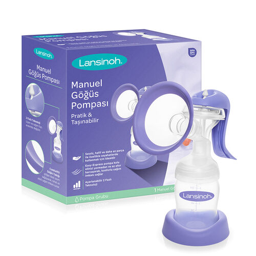Lansinoh Manual Breast Pump - Ergonomic