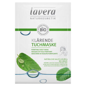 Lavera Purifying Sheet Mask with Salicylic Acid & Mint 21ml