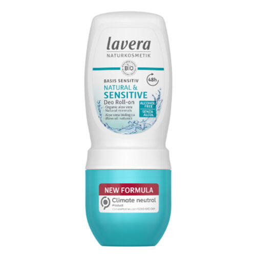 Lavera Basis Sensitiv Organic Roll-On Deodorant 50 ml - Natural Freshness