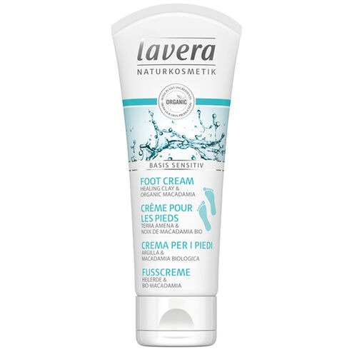 Lavera Organic Foot Care Cream 75ml - Sensitive Skin Formula