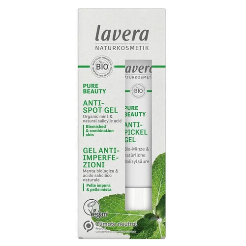 Lavera Pure Beauty Spot Treatment Gel - 15ml Acne Relief