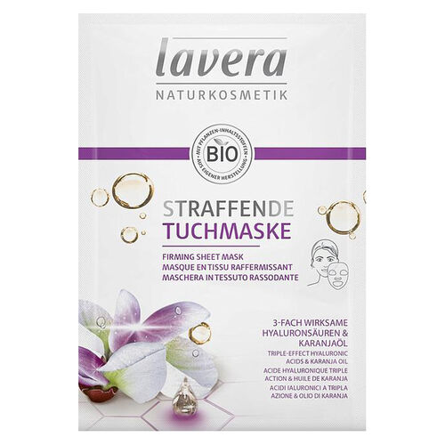 Lavera Firming Paper Face Mask - 21ml Hydrating Skincare