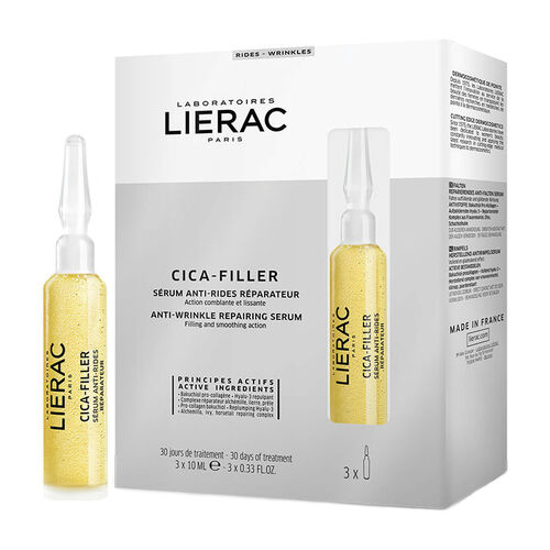 Lierac Cica-Filler Anti-Wrinkle Serum 3x10ml - Skin Repair