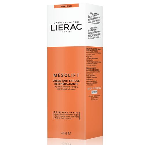 Lierac Mesolift Anti-Fatigue Cream 40ml - Revitalize Dull Skin