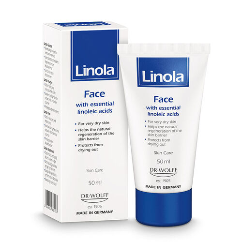 Linola Face Cream 50ml for Dry & Sensitive Skin Relief