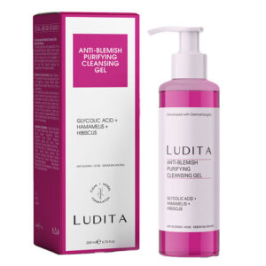 Ludita Hibiscus Facial Cleansing Gel for Blemished Skin 200ml