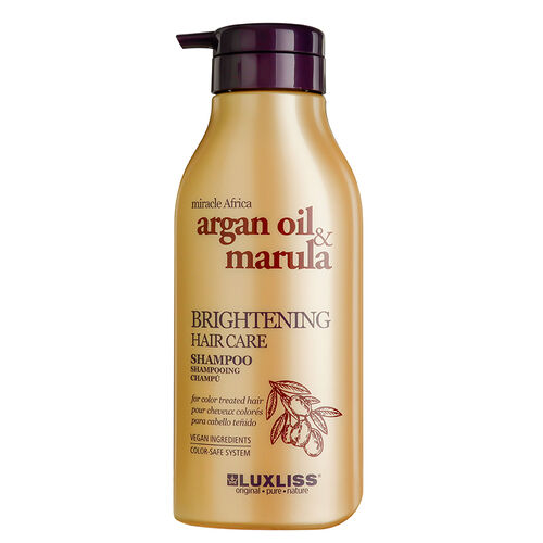 Luxliss Argan Marula Brightening Shampoo 500ml for Hair Care