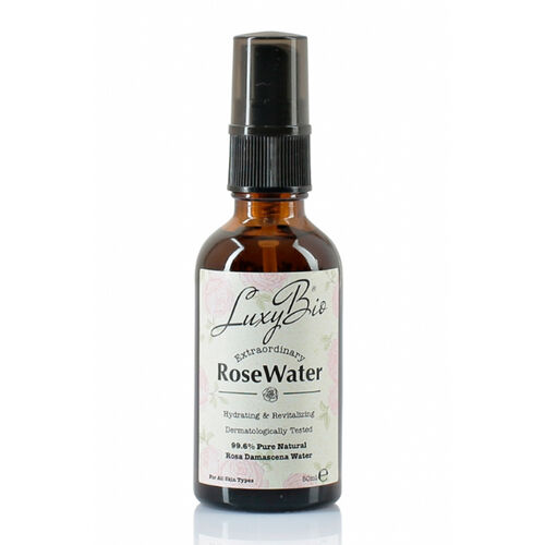 Luxy Bio Organic Rose Hydrosol Spray 50ml - Natural Aromatherapy