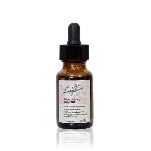 Luxy Bio Pure Rose Face Oil 30 ml - Hydrating Glow Elixir