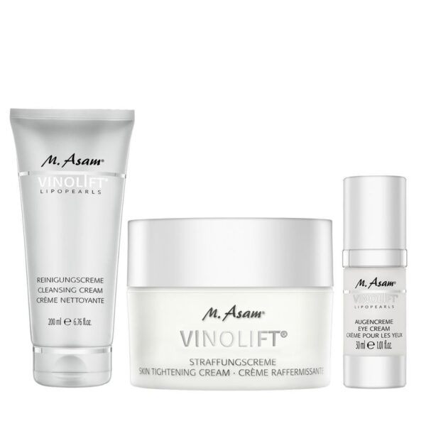 M.Asam Vinolift Anti-Wrinkle Skin Care Set for Youthful Glow