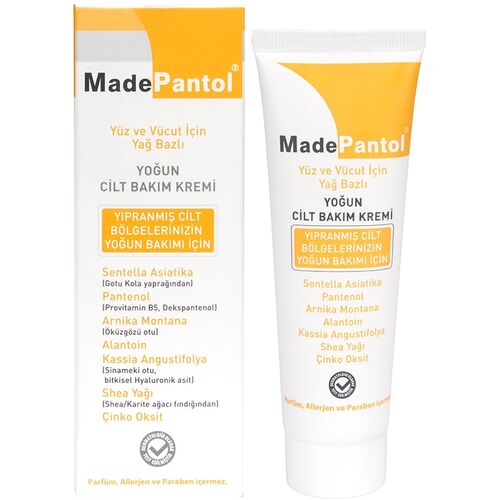 MadePantol Intensive Oil-Based Skin Care Cream - 50 ml