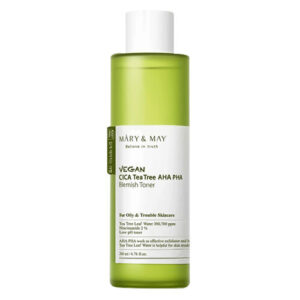 Mary May Vegan Cica Tea Tree Toner - AHA PHA Blemish Control 200ml