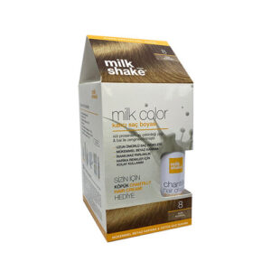 Milk Shake Permanent Hair Dye 8 - Light Ash Brown Foam Gift