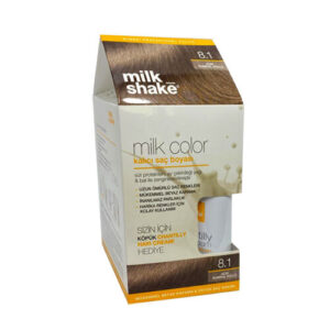 Milk Shake Permanent Hair Dye 8.1 - Light Ash Brown Foam Gift