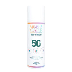 مينلا كير واقي شمس معدني عضوي SPF50+ مضاد للشيخوخة 70 جرام