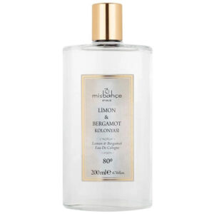 Misbahçe Lemon Bergamot Cologne 200 ml - Fresh Citrus Scent