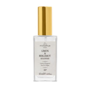 Misbahçe 50ml Lemon & Bergamot Cologne - Fresh Citrus Fragrance