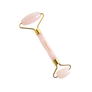 Misbahçe Pink Quartz Facial Roller - Natural Skincare Tool
