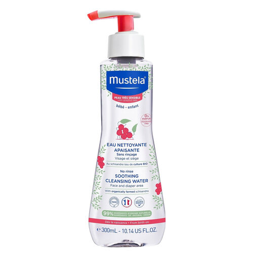Mustela Soothing Cleansing Water 300ml - Gentle Baby Care