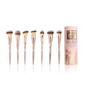 Nascita Bronzy Glow 7-Piece Makeup Brush Set for Radiant Skin