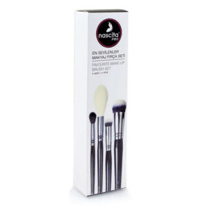 Nascita 4-Piece Best Loved Makeup Brush Set for Flawless Looks