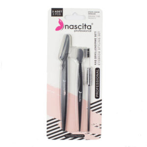 Nascita 3-Piece Eyebrow Shaping Set with Precision Tools