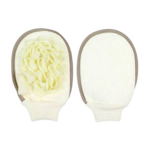 Nascita Cotton Loofah Shower Glove with Elastic Strap 06
