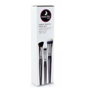 Nascita Pro Kabuki Makeup Brush Set - 3 Essential Brushes