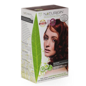 Naturigin Organic Hair Dye 7.55 Medium Flame Red - Vegan Color