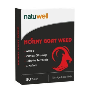 Natuwell Horny Goat Weed Tablets for Vitality & Energy - 30 Count