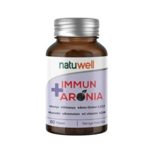 Natuwell Immun+Aronia Herbal Supplement - 60 Tablets for Immunity