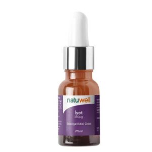 Natuwell Organic Iodine Drops 25 ml - Boost Thyroid Health
