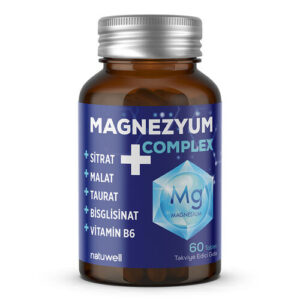 Natuwell Magnesium Complex 60 Tablets for Relaxation & Muscle Support