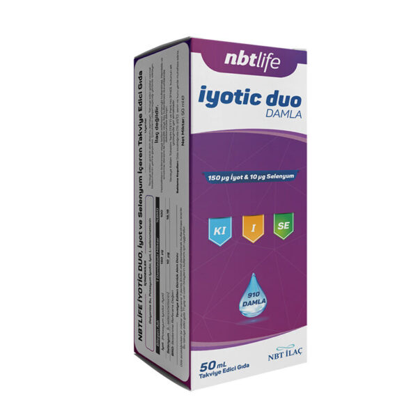 قطرات NBT Life Iotic Duo 50 مل - دعم صحة الأمعاء وتعزيز المناعة