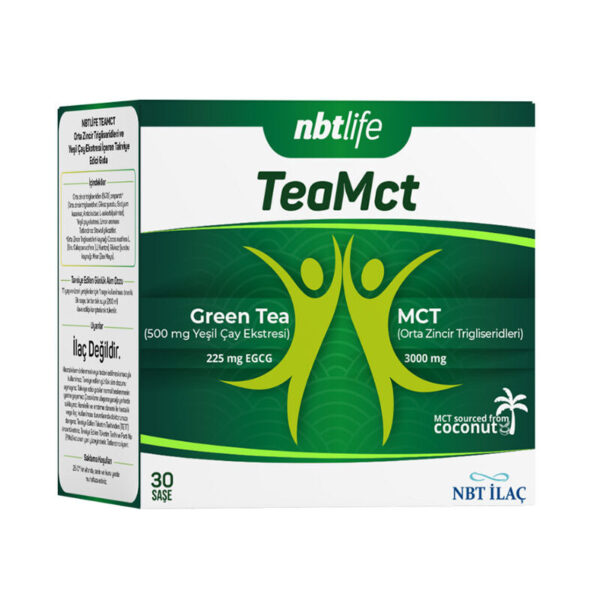 شاي NBT لايف بمكملات MCT - 30 ظرف لتعزيز الطاقة والصحة العامة
