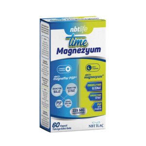 NBT Life Time Magnesium 60 Capsules - Essential Mineral Support