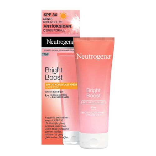 Neutrogena Bright Boost SPF 30+ Cream - 50ml Hydration & Glow