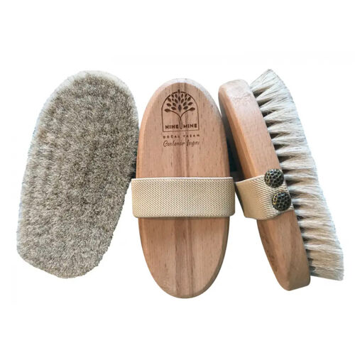 Nine Mine Natural Horse Hair Brush - Soft