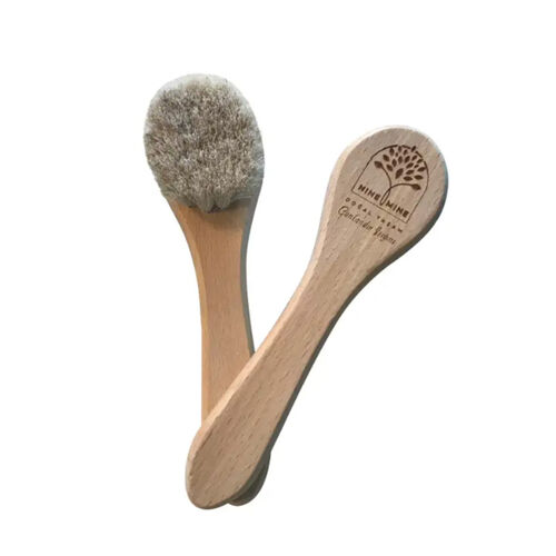 Nine Mine Horsehair Face Brush - Natural Makeup Tool