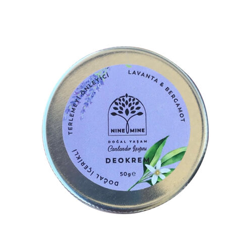 Nine Mine Natural Deodorant Cream - Sweat Odor Control 50ml