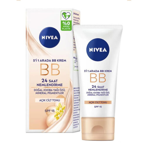 Nivea BB Cream SPF 15 - 24 Hour Moisturizing Formula 50ml