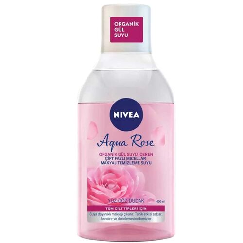 Nivea Aqua Rose Makeup Remover Water 400ml - Gentle & Refreshing